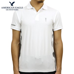 アメリカンイーグル ポロシャツ 正規品 AMERICAN EAGLE 半袖ポロシャツ AE ACTIVE POLO 1165-8690-100 父の日 プレゼント ラッピング