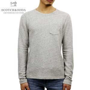 スコッチアンドソーダ ロンT メンズ 正規販売店 SCOTCH＆SODA 長袖Tシャツ ポケT UTILITY INSPIRED LONG SLEEVE TEE 147603 03 63402 GRE