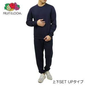 フルーツオブザルーム ジャージ上下セット メンズ 正規品 FRUIT OF THE LOOM ジャージセットアップ 裏起毛 クルーネックトレーナー SWEAT