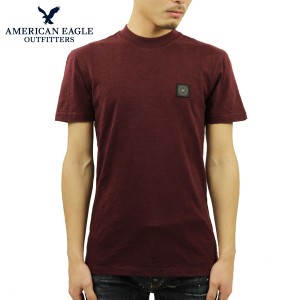 アメリカンイーグル Tシャツ 正規品 AMERICAN EAGLE 半袖Tシャツ クルーネック ロゴ AE COTTON SLUB WORKWEAR T-SHIR 父の日 プレゼント 