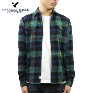 アメリカンイーグル シャツ メンズ 正規品 AMERICAN EAGLE 長袖シャツ ネルシャツ AE Seriously Soft Flannel Shirt 2151-5010-788