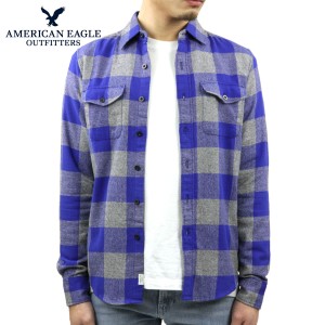 アメリカンイーグル シャツ メンズ 正規品 AMERICAN EAGLE 長袖シャツ ネルシャツ AE Seriously Soft Flannel Shirt 2151-5013-426 父の