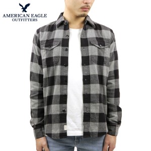 アメリカンイーグル シャツ メンズ 正規品 AMERICAN EAGLE 長袖シャツ ネルシャツ Button Front Long Sleeves Shirt 2151-1343-020