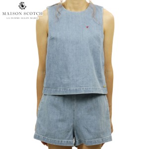 メゾンスコッチ MAISON SCOTCH 正規販売店 レディース 半袖ワンピース オールインワン SEASONAL ALL-IN-ONE SEVENTH LIGHT 144646 68 613