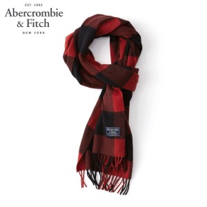 アバクロ マフラー メンズ レディース 正規品 Abercrombie＆Fitch Woven Scarf 112-180-0207-509 父の日 プレゼント ラッピング