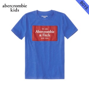 アバクロキッズ Tシャツ ボーイズ 子供服 正規品 AbercrombieKids 半袖Tシャツ クルーネック ロゴTシャツ logo tech tee 223-616-0180-02