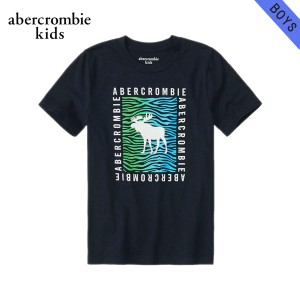 5%OFFセール 【販売期間 9/18 10:00〜9/25 9:59】 アバクロキッズ Tシャツ ボーイズ 子供服 正規品 AbercrombieKids 半袖Tシャツ クルー