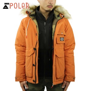 ポーラー ジャケット メンズ 正規販売店 POLER アウター ボアジャケット ALDER DOWN PARKA JACKET 21600019-POR POLER ORANGE