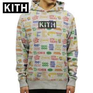 キス パーカー メンズ 正規品 KITH プルオーバーパーカー KITH TREATS CIRCULAR HOODIE KH2243-103 HEATHER GREY