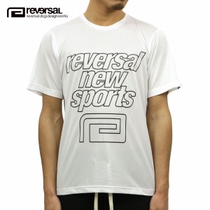 リバーサル Tシャツ メンズ 正規販売店 REVERSAL rvddw  半袖Tシャツ クルーネック メッシュTシャツ  LINE LOGO DRY  父の日 プレゼント 