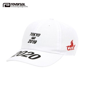 リバーサル REVERSAL rvddw 正規販売店 メンズ レディース ローキャップ TOKYO 2019 LOW CAP rv19ss041 WHITE