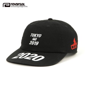 リバーサル REVERSAL rvddw 正規販売店 メンズ レディース ローキャップ TOKYO 2019 LOW CAP rv19ss041 BLACK