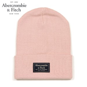 アバクロ キャップ メンズ レディース 正規品 Abercrombie＆Fitch 帽子 ビーニー ニットキャップ LOGO TURN UP BEANI 父の日 プレゼント 