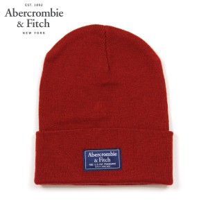 アバクロ キャップ メンズ レディース 正規品 Abercrombie＆Fitch 帽子 ビーニー ニットキャップ LOGO TURN UP BEANIE 112-200-0277-500 