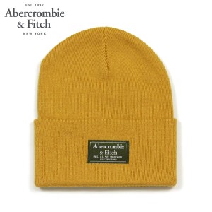 アバクロ キャップ メンズ レディース 正規品 Abercrombie＆Fitch 帽子 ビーニー ニットキャップ LOGO TURN UP BEANIE 112-200-0278-800