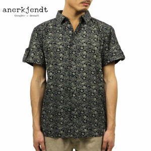 アナケット ANERKJENDT 正規販売店 メンズ 半袖ドレスシャツ SHORT SLEEVE SHIRT DRESS BLUE 9219043 3025