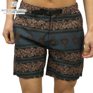 スコッチアンドソーダ 水着 メンズ 正規販売店 SCOTCH＆SODA スイムパンツ トランクス型 スイムパンツ ALL-OVER BATIK PRINTED SWIM SHOR