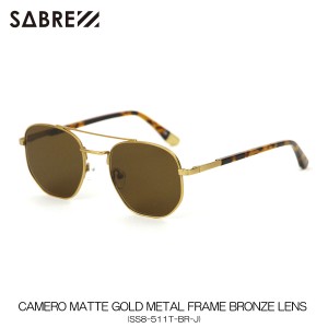 セイバー SABRE 正規販売店 サングラス CAMERO MATTE GOLD METAL FRAME BRONZE LENS SUNGLASS SS8-511T-BR-J 父の日 プレゼント ラッピン