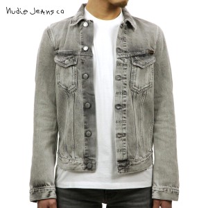 ヌーディージーンズ アウター メンズ 正規販売店 Nudie Jeans ジャケット デニムジャケット BILLY LIGHT GREY TRASHED DENIM JACKET DENI