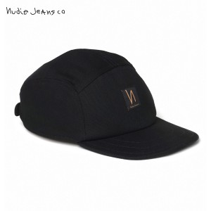 ヌーディージーンズ Nudie Jeans 正規販売店 メンズ レディース 帽子 キャップ LARSSON DRY BLACK CAP BLACK B01 180 父の日 プレゼント 