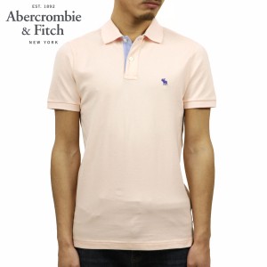 アバクロ ポロシャツ 正規品 Abercrombie＆Fitch 半袖ポロシャツ ストレッチ ワンポイントロゴ STRETCH ICON POLO 12 父の日 プレゼント 