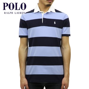 ポロ ラルフローレン ポロシャツ 正規品 POLO RALPH LAUREN 半袖ポロシャツ ラガーポロ STRIPED COTTON RUGBY POLO SHIRT 父の日 プレゼ