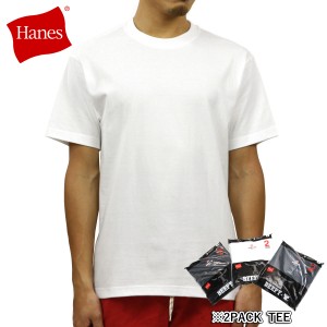 ヘインズ Tシャツ ビーフィー メンズ 2枚組 半袖 正規販売店 HANES 2PACK クルーネック ヘビーウエイト 無地 HANES BEEFY T-SHIRT 2P H51