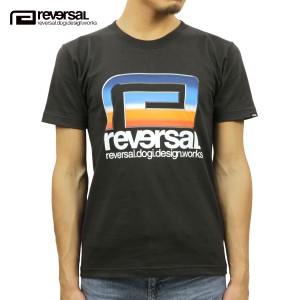 リバーサル Tシャツ メンズ 正規販売店 REVERSAL rvddw 半袖Tシャツ コットンTシャツ RETRO FUTURE BIG MARK COTTON TEE rv19aw039 SUMI 