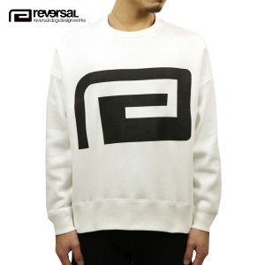 リバーサル スウェット メンズ 正規販売店 REVERSAL rvddw  トレーナー フリース  ロゴデザイン BIG SILHOUETTE LOGO CREW NECK SWEAT rv