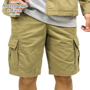 アバクロ ショートパンツ メンズ 正規品 Abercrombie＆Fitch ボトムス ハーフパンツ カーゴパンツ CARGO SHORTS 10 I 父の日 プレゼント 