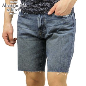 アバクロ ショートパンツ メンズ 正規品 Abercrombie＆Fitch ボトムス ハーフパンツ デニムパンツ MEDIUM DENIM SHOR 父の日 プレゼント 