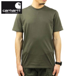 カーハート Tシャツ メンズ 正規販売店 CARHARTT WIP 半袖Tシャツ 無地Tシャツ SHORT SLEEVE BASE T-SHIRT CYPRESS/BLACK I026264 63