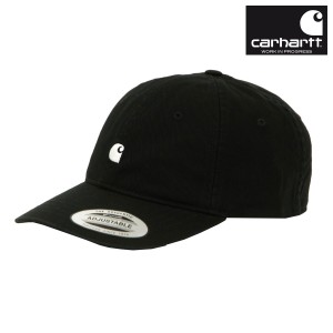 カーハート メンズ レディース キャップ 正規品 CARHARTT WIP 帽子 ロゴ MADISON LOGO CAP BLACK/WAX I023750 K02XX