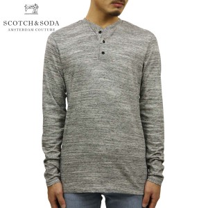 スコッチアンドソーダ Tシャツ ロンT メンズ 正規販売店 SCOTCH＆SODA 長袖Tシャツ ヘンリーネックTシャツ CLASSIC L 父の日 プレゼント 