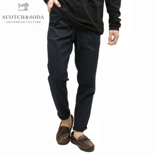 スコッチアンドソーダ ボトムス メンズ 正規販売店 SCOTCH＆SODA ストライプ イージーパンツ PINSTRIPE SWEAT PANTS COMBO B 152052 8150