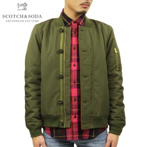 スコッチアンドソーダ ジャケット メンズ 正規販売店 SCOTCH＆SODA アウター MA-1 メンズ ボンバージャケット BOMBER JACKET MILITARY 15