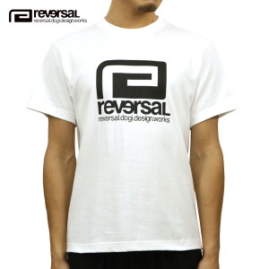 リバーサル Tシャツ 正規販売店 REVERSAL rvddw  半袖Tシャツ クルーネック ロゴ BIG MARK COTTON TEE rvbs026 WHITE