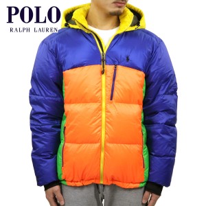 ポロ ラルフローレン ダウンジャケット メンズ 正規品 POLO RALPH LAUREN アウター フード付き ジャケット COLOUR-BLOCK QUILTED SHELL H