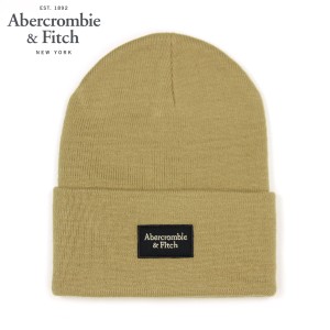 アバクロ キャップ メンズ レディース 正規品 Abercrombie＆Fitch 帽子 ビーニー ニットキャップ ロゴ LOGO PATCH BEANIE 112-200-0283-5