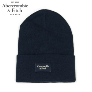 アバクロ キャップ メンズ レディース 正規品 Abercrombie＆Fitch 帽子 ビーニー ニットキャップ ロゴ LOGO PATCH BE 父の日 プレゼント 