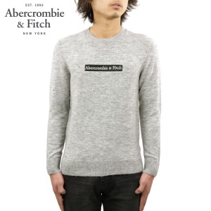 アバクロ セーター メンズ 正規品 Abercrombie＆Fitch クルーネックセーター ロゴ LOGO SWEATER 120-201-1662-120