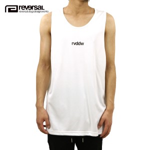 リバーサル タンクトップ メンズ 正規販売店 REVERSAL rvddw  メッシュ地 BACK MESH TANK TOP rv20ss606 WHITE