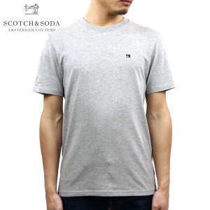 スコッチアンドソーダ Tシャツ 正規販売店 SCOTCH＆SODA 半袖Tシャツ クルーネックTシャツ BASIC NOS WIDER NECK COTTON TEE 153657 970 