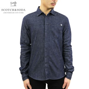 スコッチアンドソーダ シャツ メンズ 正規販売店 SCOTCH＆SODA 長袖シャツ デニムシャツ AMS BLAUW SEASONAL DENIM SHIRT D 153557 0089 