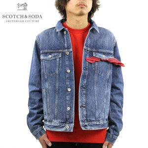 スコッチアンドソーダ ジャケット メンズ 正規販売店 SCOTCH＆SODA デニムジャケット アウター AMS BLAUW TRUCKER JA 父の日 プレゼント 