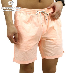 スコッチアンドソーダ 水着 メンズ 正規販売店 SCOTCH＆SODA スイムパンツ トランクス型 MID-LENGTH BRIGHT GARMENT-DYED SWIM SHORT 154