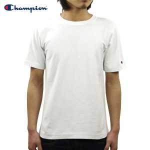 チャンピオン CHAMPION 正規品 メンズ クルーネック 半袖Tシャツ REVERSE WEAVE T-SHIRT C3-X301 010 WHITE