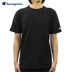 チャンピオン CHAMPION 正規品 メンズ クルーネック 半袖Tシャツ REVERSE WEAVE T-SHIRT C3-X301 090 BLACK