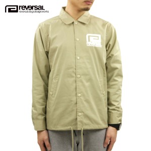 リバーサル ジャケット メンズ 正規販売店 REVERSAL rvddw  アウター コーチジャケット BIG MARK TC COACH JACKET rvbs041 BEIGE 父の日 