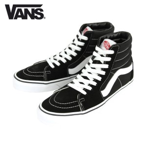 バンズ スニーカー メンズ 正規販売店 VANS スニーカー スケートハイ VANS SK8-HI BLACK/BLACK/WHITE VN000D5IB8C